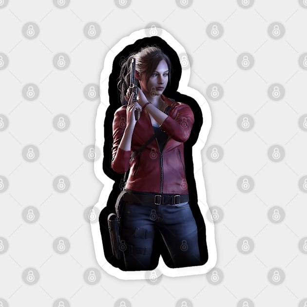 Claire Redfield Sticker by OM Des